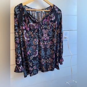 Size large Susan Graver boho blouse